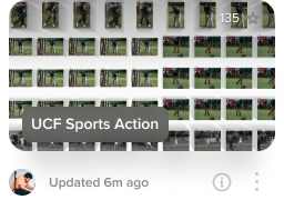 UCF Sports Action dataset visualization on Activeloop Platform