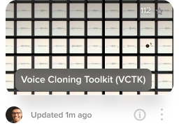Voice Cloning Toolkit (VCTK) dataset visualization on Activeloop Platform