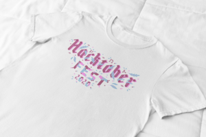 activeloop white t-shirt swag prize for hacktoberfest
